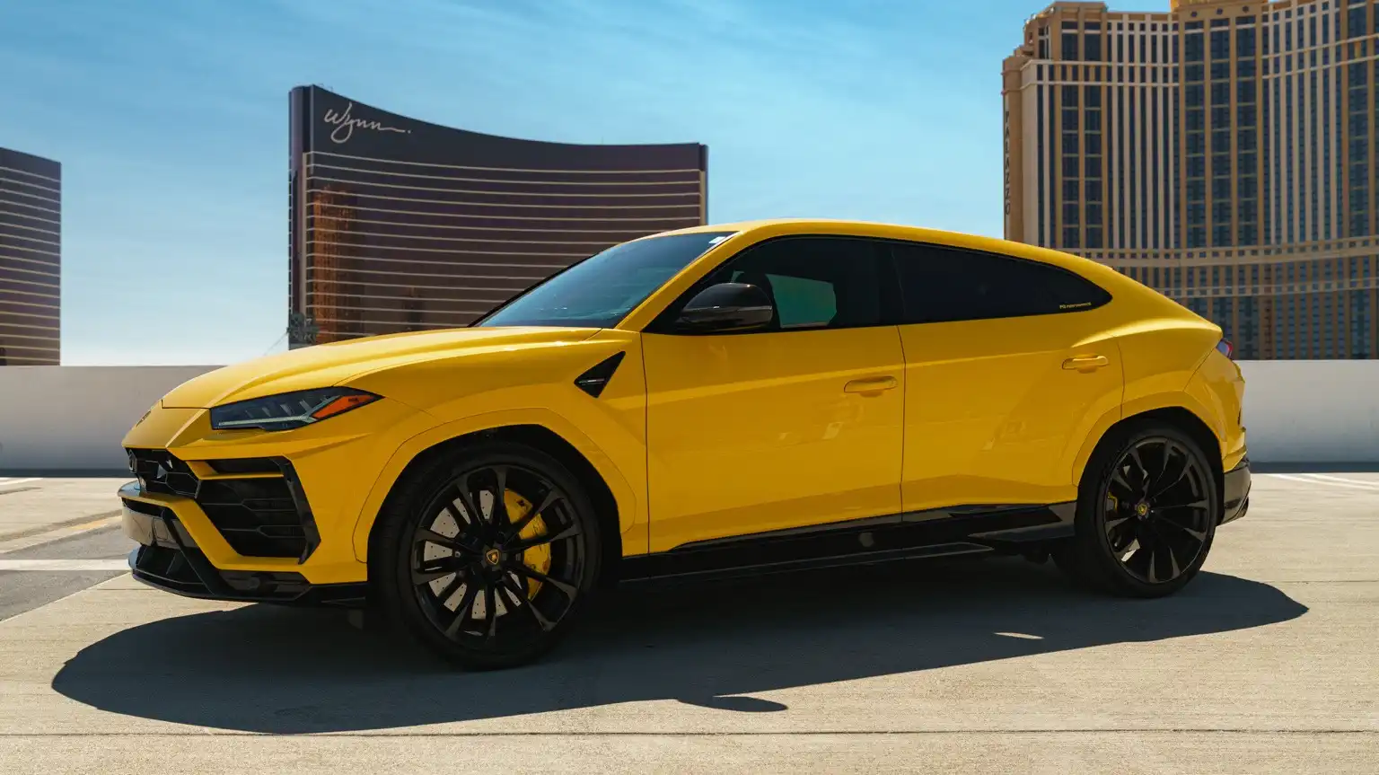 Yellow Lamborghini Urus — VSSR Exotic Car Rentals